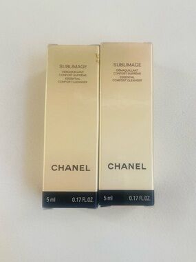CHANEL Sublimage Essential Comfort Cleanser Duo - Gold and Black